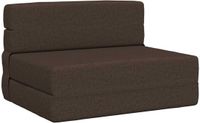 vidaXL Vouwbare Sofa Bed Taupe Stof 70 x 80 x 60 cm