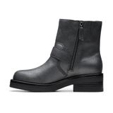 Clarks Rebelle Buckle Womens Pewter Metallic, 6