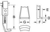 KS Tools trekhaak in hoogte verstelbaar, 1000mm
