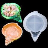 OEM BeiJingLiangPinJiaZuoKeJiWenHuaFaZhanYouXianGongSi Silikonform Muschel - Epoxidharz Formen - Schachtel Harzform - Gießen Schmuck Aufbewahrungsbox - Resin Mold für DIY Kerzenhalter - Dekorationen Kunsthandwerk