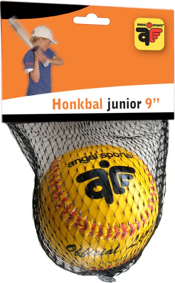 Angel sports Honkbal Junior 9 Inch - Geel