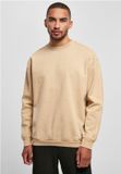 Urban Classics Heavy Terry Garment Dye Crewneck sweater/trui Beige S