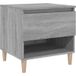 Sonoma Gris Table de chevet 50x46x50 cm Bois d'ingénierie