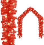 vidaXL Guirlande de Noël avec LED 20 m rouge