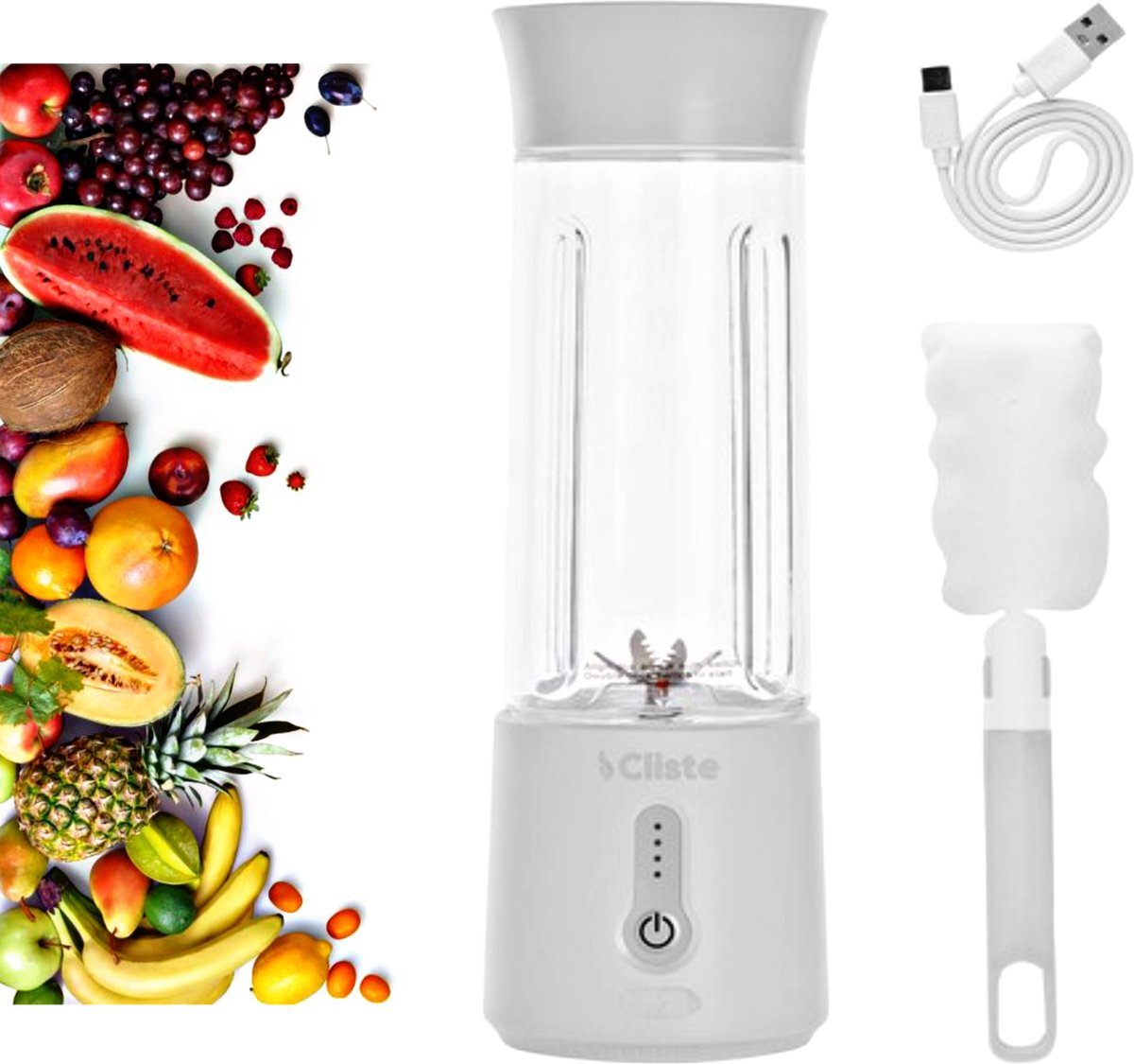 Cliste Draagbare Blender - Blender To Go - Smoothie Blender - USB ...