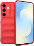 Techsuit Hoesje geschikt voor Samsung Galaxy S25 FE - Magic Shield Silicone Back Cover - Rood