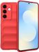 Techsuit Hoesje geschikt voor Samsung Galaxy S25 FE - Magic Shield Silicone Back Cover - Rood