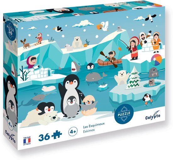 SentoSphère Puzzel Eskimos 36 Stuk