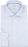 OLYMP Overhemd Level 5 Luxury Stripe Lichtblauw - Maat 37 - Heren