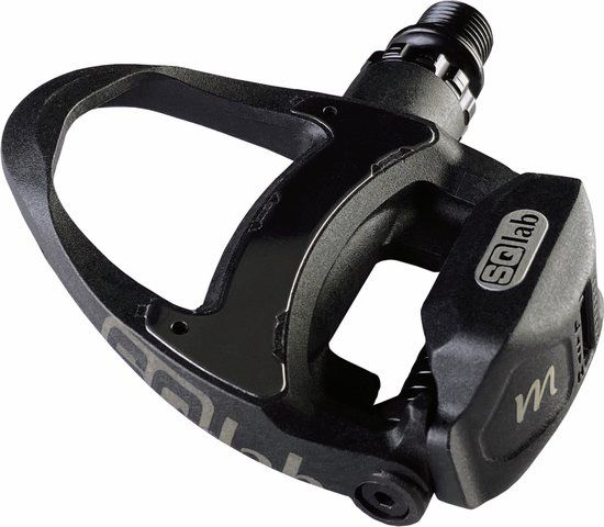 SQlab Road pedalen 512 – Fietspedalen – Spiraalveer - Carbon fiber - Zwart – Extra Lang +15mm