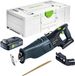 Festool RSC 18 EB Basic accu- reciprozaag 18 V borstelloos + 1x accu 4.0 Ah + snellader + systainer