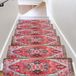 Markenlos Holland Connections 15 stuks antislip traptreden tapijt 20 x 76 cm - Zwart/Blauw/Rood - Polyester - Boho-stijl