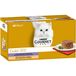 PURINA GOURMET GOLD Natvoer voor katten met lam en groene bonen, met kalkoen en spinazie - 48 blikjes van elk 85 g (12 verpakkingen van 4 x 85 g)