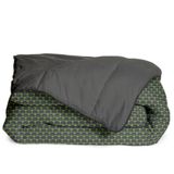 Bleu Câlin Kylie Dekbed, warm, bedrukt, voor tweepersoonsbed, polyester, groen/grijs, 220 x 240 cm