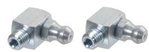 cyclingcolors 2 x smeernippel staal kegelsmeernippel vetpers nippel tractor grasmaaier auto motorfiets scooter, 1/4 UNF 90°
