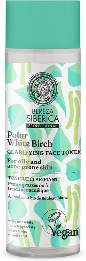 Natura Siberica Bereza Polar White Birch Clarifying Facial Toner - 200ml
