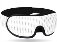 New Age Devi - 100% verduisterend traagschuim slaapmasker voor dames, heren en kinderen - Wit