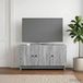 Maison Exclusive Meuble TV exclusif - Dimensions : 99 x 34,5 x 50 cm. Matériau : panneau de particules imitation bois Sonoma gris