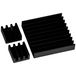 Joy-it RB-heatsink-B Kit dissipateur thermique Convient pour série : Raspberry Pi®, Banana Pi, ASUS Tinker Board, Radxa Noir