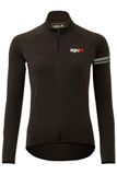 AGU Essential - Fietsshirt met lange mouw - Thermische jersey - Winter fietsen - Dames - Zwart - S