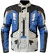 Berik Ferpho waterdichte motorfiets textieljas - Zwart/wit/blauw - Maat 52