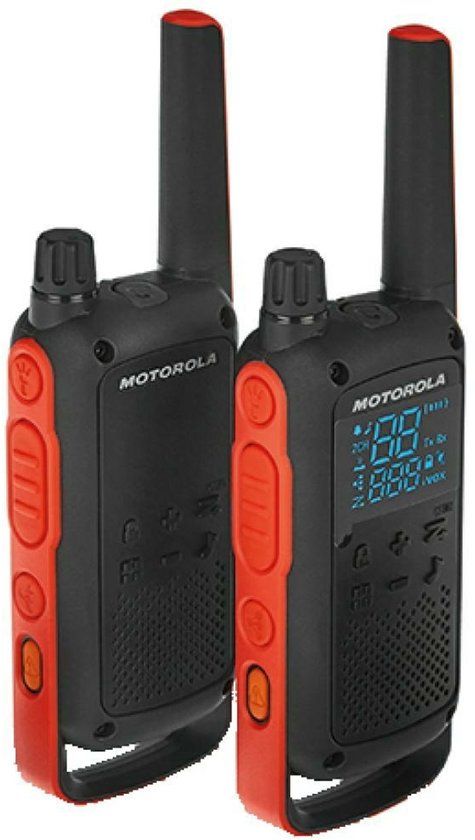 Motorola Talkabout T82 Twin Pack - 16 Kanaals PMR Radio - Zwart/Oranje