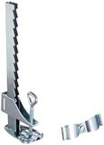 Greemotion 127629 parasolhouder 32 mm/25 mm balkonparasolhouder voor balkonleuningen, staal, zilver, 1 x 1 cm
