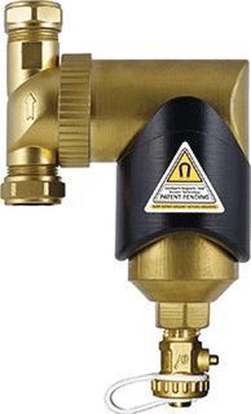 Spirotech Spirotrap vuilafscheider voor CV of koeling - 22 mm knel
