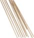 Rayher hobby materialen Rayher hobby knutselhoutjes - 25 x 0,5 cm - 10x stuks - naturel - knutselstokjes rond