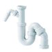 Riko Sifon - Raccord machine - 1 1/2 pouce x 40 mm - Universel - Blanc