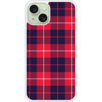 iPhone 15 Tartan Rouge 2 Bedrukt siliconen hoesje