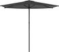 vidaXL Parasol de jardin rectangulaire 2,7 x 2,7 m polyester anthracite
