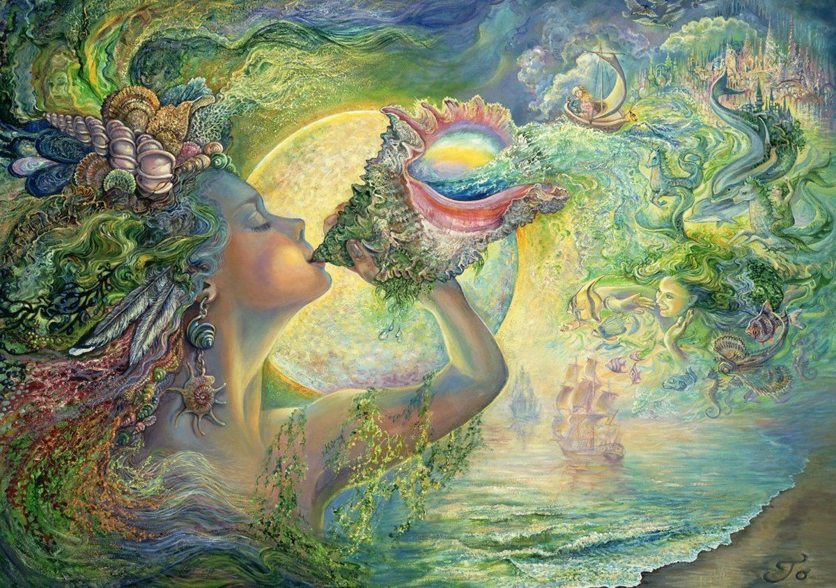 Grafika Puzzel Grafika Josephine Wall - Call of the Sea - 1500 stukjes