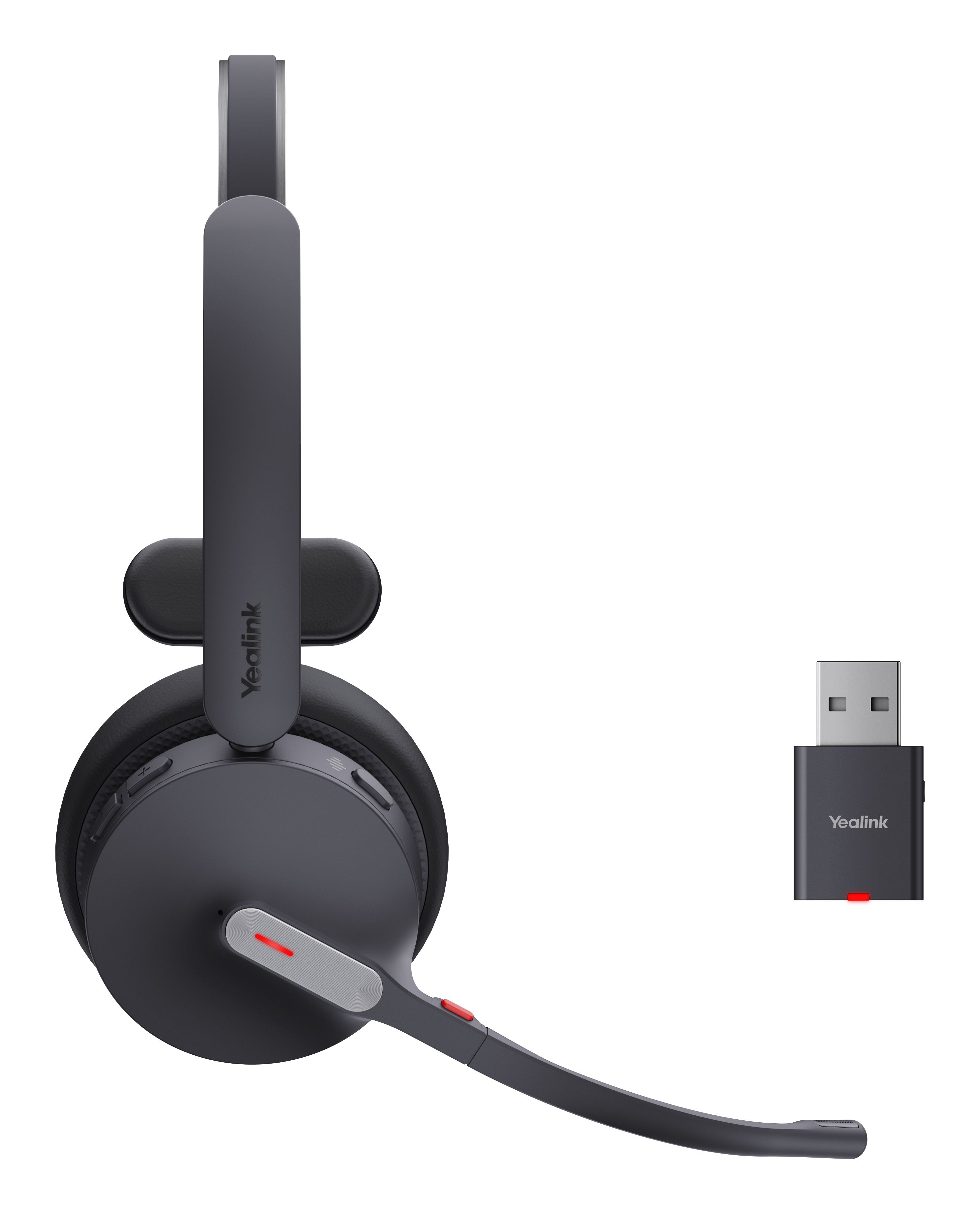 Yealink WH64 Hybrid Mono UC Headset - Bluetooth - Zwart