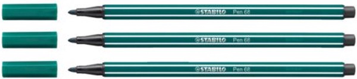 Stabilo Viltstift STABILO Pen 68/53 turquoise groen | 10 stuks