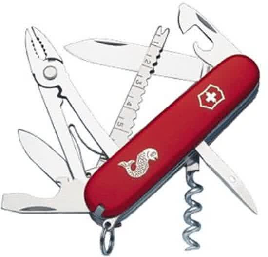 Victorinox Angler - Zakmes - 18 functies - Rood