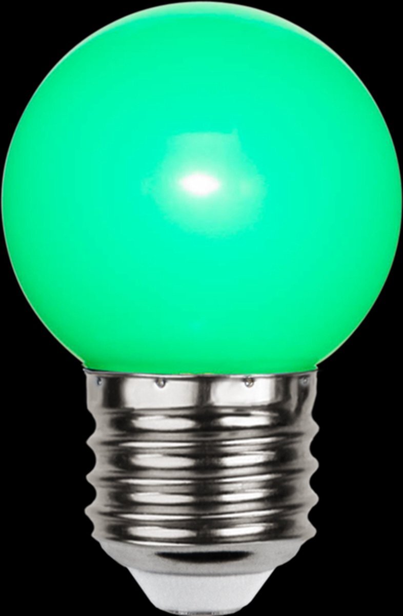 Star Trading Groene lamp voor prikkabel - 1Watt- E27