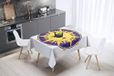 Bonamaison Tafelkleed, Anti-Mold, Sneldrogend, Waterdicht, 100% Polyester Tafellaken, 140cm x 140cm - Ontworpen en Vervaardigd in Turkije