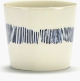 Serax Ottolenghi Feast Espressokop Wit/Blauw 7 cm 4 stuks