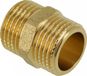 Bonfix dubbele nippel messing 1/2 buitendraad x 1/2 buitendraad