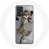 Maniacase Hoesje voor Samsung Galaxy A13 5G Schattig Bengaals katje