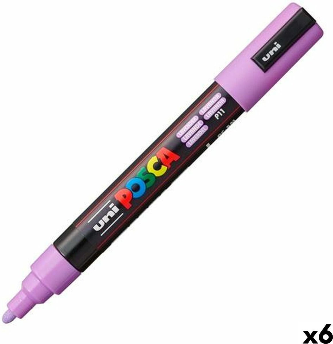 Posca Verfstift PC5M M lavendel - 6 stuks