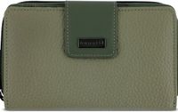 bugatti Ladies Zip Wallet Green Kaki