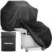 Heckermann Housse de barbecue universelle imperméable 145cm - Noir