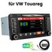 VW autoradio 7 pouces avec navigation, GPS, Bluetooth et DAB+ pour Touareg (2003-2010) et Multivan
