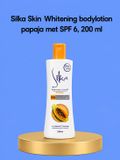 Silka Skin Whitening lotion papaya met SPF 6, 200 ml