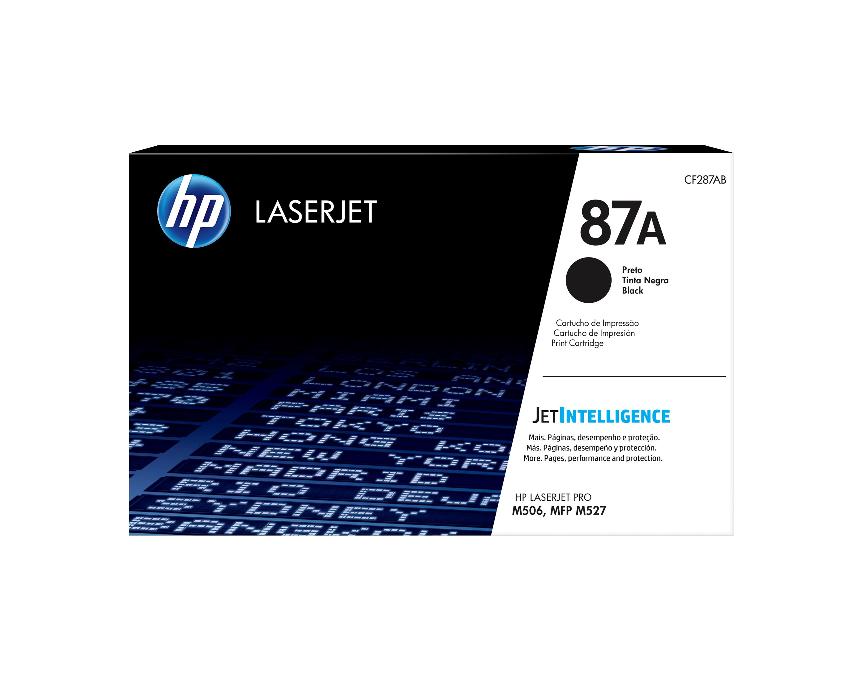 HP 87A Original Black LaserJet Toner Cartridge