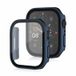 By Qubix Qubix Hard case 41mm Donkerblauw Geschikt voor Apple Watch 41mm hoesje screenprotector Bescherming iWatch Bescherm hoesje