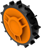 Worx WA0950 - Landroid Drive Wheels with Improved Grip - Black