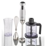 Caso Design CASO HB 1000 Staafmixer Set - 1000W - Zwart/RVS/Transparant